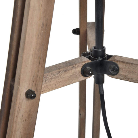 Large Wooden Tripod Lamp Lighting Hill Interiors 
