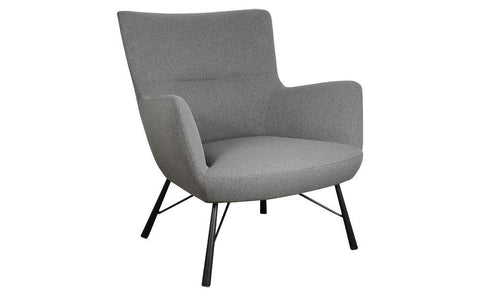 Lawson Armchair - Light Grey Armchairs Distinction Furniture 