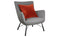 Lawson Armchair - Light Grey Armchairs Distinction Furniture 