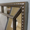 Lawson Pewter Finish Wide Panelled Mirror - 62'' x 31'' Sleeping Regency Studio 