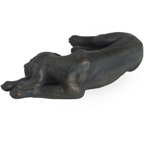 Lazy Spaniel Lying Dog Statue Accessories Hill Interiors 