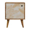 Leaf Screen Printed Bedside Sleeping Artisan Furniture 