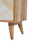 Leaf Screen Printed Bedside Sleeping Artisan Furniture 