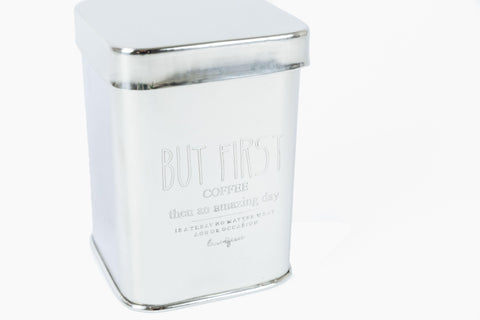 Lene Bjerre - Cosine Coffee Jar - Silver Kitchen Storage Lene Bjerre 