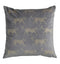 Leopard Metallic Velvet Cushion Grey Accessories Regency Studio 