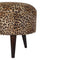 Leopard Nordic Style Footstool Living Artisan Furniture 