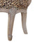 Leopard Print Studded Chair with Cabriole Legs Living Artisan Furniture 