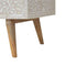 Light Taupe Floral Bone Inlay Coffee Table Living Artisan Furniture 