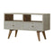 Light Taupe Floral Bone Inlay Media Unit Living Artisan Furniture 
