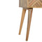 Line Carving Bedside Sleeping Artisan Furniture 
