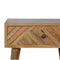 Line Carving Bedside Sleeping Artisan Furniture 