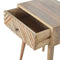 Line Carving Bedside Sleeping Artisan Furniture 