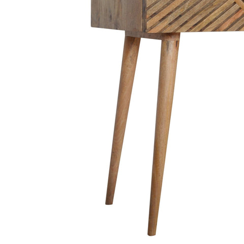 Line Carving Console Table Living Artisan Furniture 