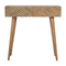 Line Carving Console Table Living Artisan Furniture 