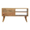 Line Carving Media Unit Living Artisan Furniture 