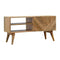 Line Carving Media Unit Living Artisan Furniture 