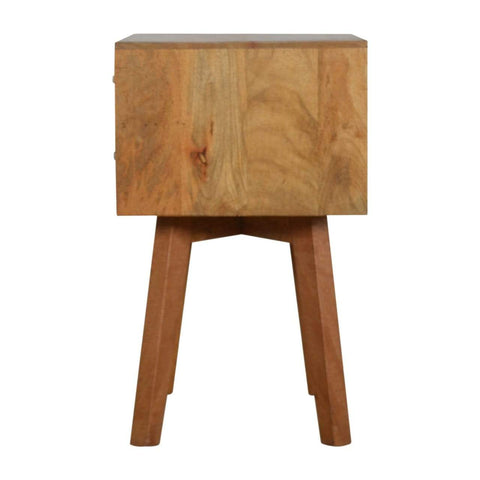 Line Grey Painted Bedside Sleeping Artisan Furniture 