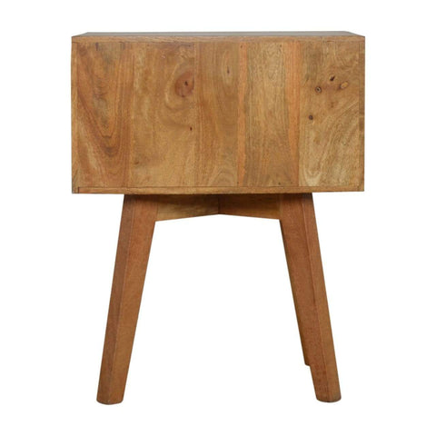 Line Grey Painted Bedside Sleeping Artisan Furniture 