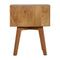 Line Grey Painted Bedside Sleeping Artisan Furniture 