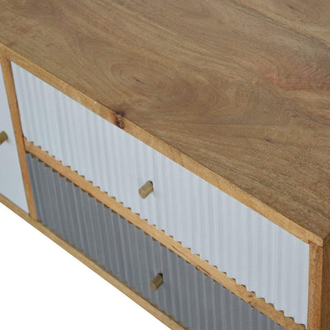 Line Grey Painted Media Unit Living Artisan Furniture 