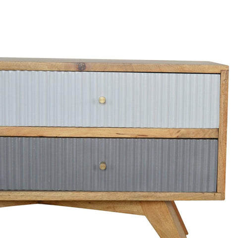 Line Grey Painted Media Unit Living Artisan Furniture 