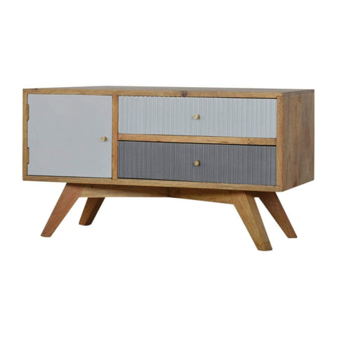 Line Grey Painted Media Unit Living Artisan Furniture 