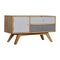 Line Grey Painted Media Unit Living Artisan Furniture 