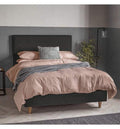 Linen Blend Duvet Set Blush King Sleeping Regency Studio 
