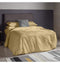 Linen Blend Duvet Set Ochre Single Sleeping Regency Studio 