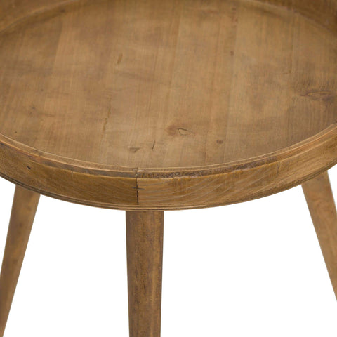 Loft Collection Set Of 3 Round Wooden Table Living Hill Interiors 
