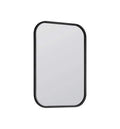Logan Rectangle Mirror Black Living Regency Studio 