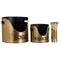 Logs & Kindling Buckets + Matchstick Antique Bronze Accessories Hill Interiors 