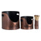 Logs & Kindling Buckets + Matchstick Holder Copper Finish Accessories Hill Interiors 