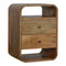 London Bedside with 2 Drawers Sleeping Artisan Furniture 