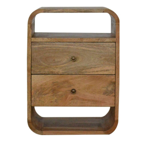 London Bedside with 2 Drawers Sleeping Artisan Furniture 