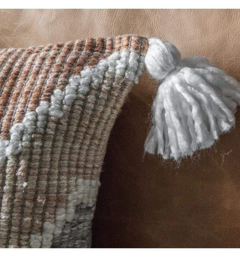 Lopez Cushion Grey Ochre Accessories Regency Studio 