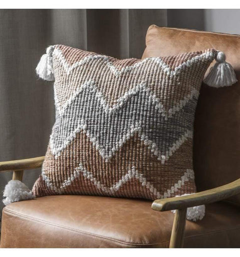 Lopez Cushion Grey Ochre Accessories Regency Studio 