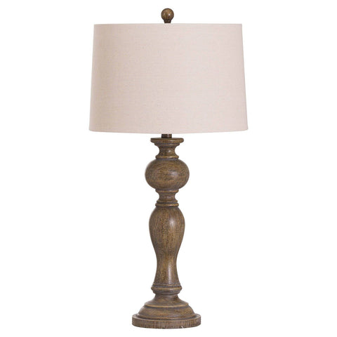 Luca Table Lamp With Natural Shade Lighting Hill Interiors 