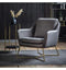 Lucca Chair Charcoal Velvet Living Regency Studio 