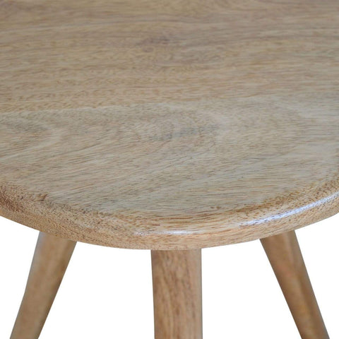 Lulu Round Tripod Stool Living Artisan Furniture 