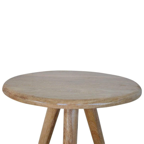 Lulu Round Tripod Stool Living Artisan Furniture 