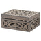 Lustro Carved Grey Wash Wooden Box Accessories Hill Interiors 
