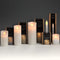 Luxe Collection 3 x 4 White Flickering Flame LED Wax Candle Accessories Hill Interiors 