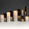 Luxe Collection 3 x 6 White Flickering Flame LED Wax Candle Accessories Hill Interiors 