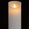 Luxe Collection 3 x 8 White Flickering Flame LED Wax Candle Accessories Hill Interiors 
