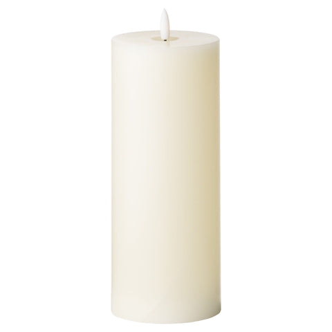 Luxe Collection Natural Glow 3.5 x 9 LED Ivory Candle Accessories Hill Interiors 