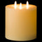 Luxe Collection Natural Glow 6 x 6 LED Ivory Candle Accessories Hill Interiors 