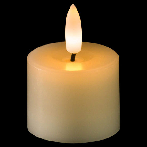 Luxe Collection Set Of 6 Natural Glow Led Tealight Candles Accessories Hill Interiors 