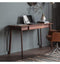 Madrid 1 Drawer Desk Walnut Living Regency Studio 