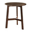 Madrid Round Side Table Walnut Living Regency Studio 